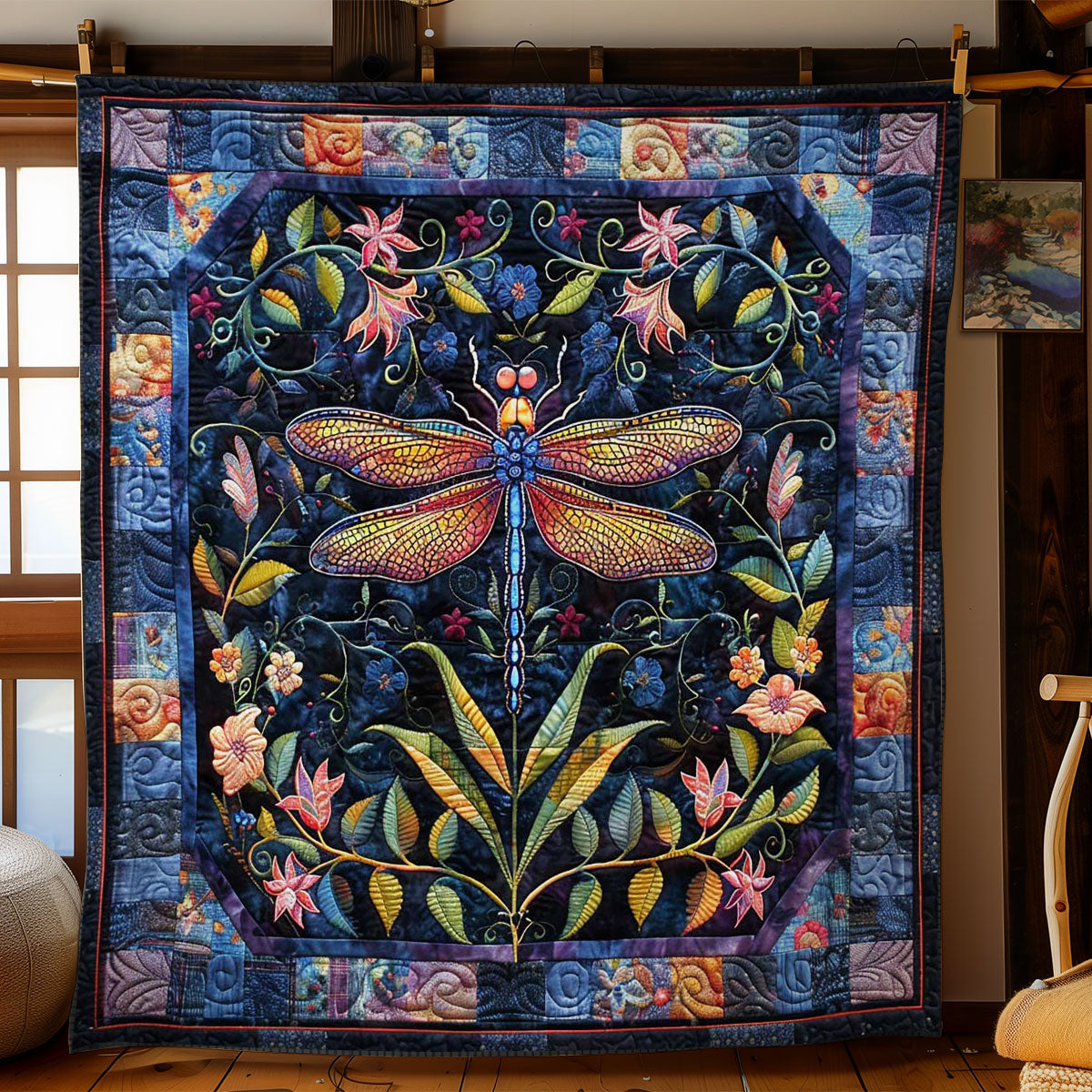 Whispering Dragonfly WN2808023CL Quilt
