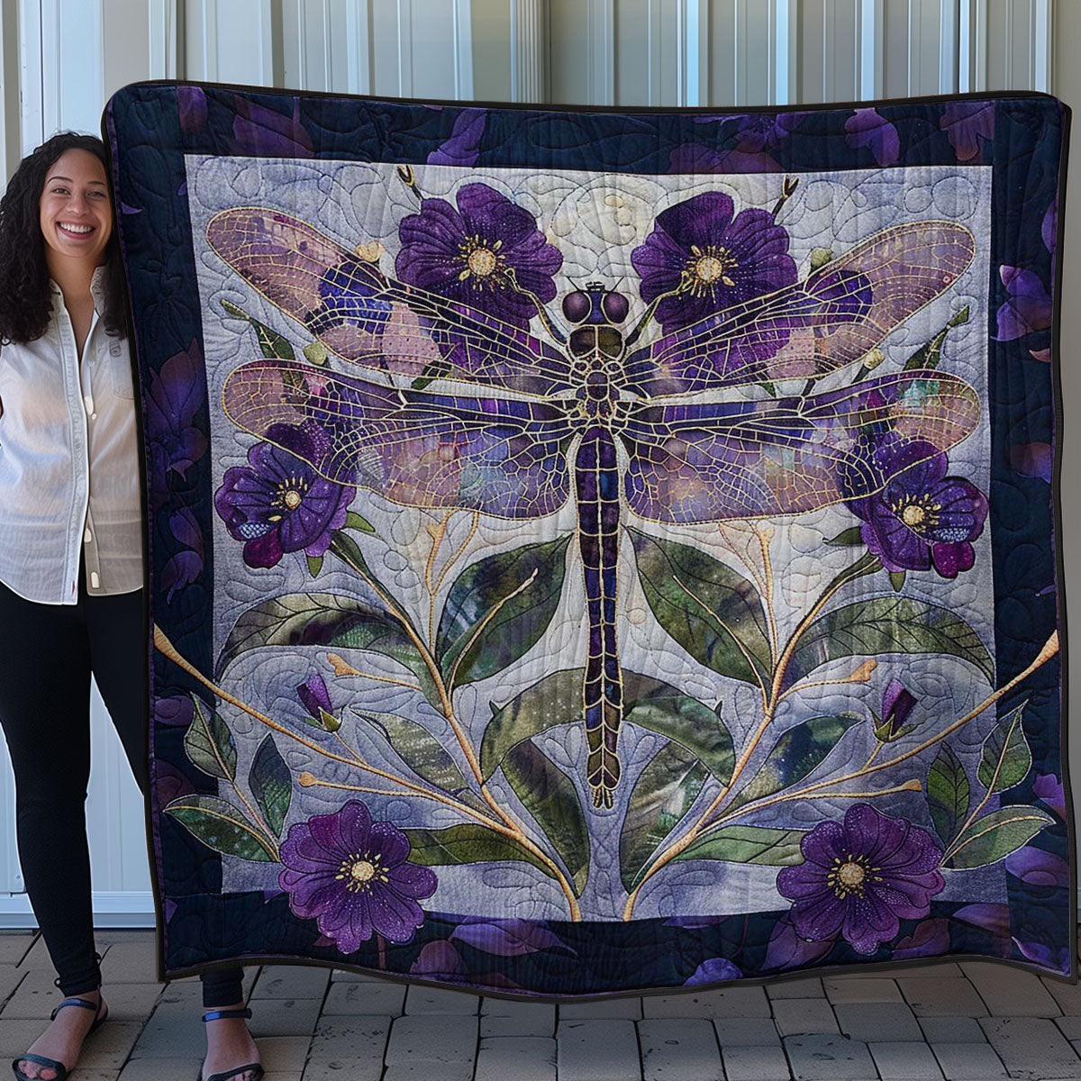 Glassy Dragonfly WM2507001CL Quilt