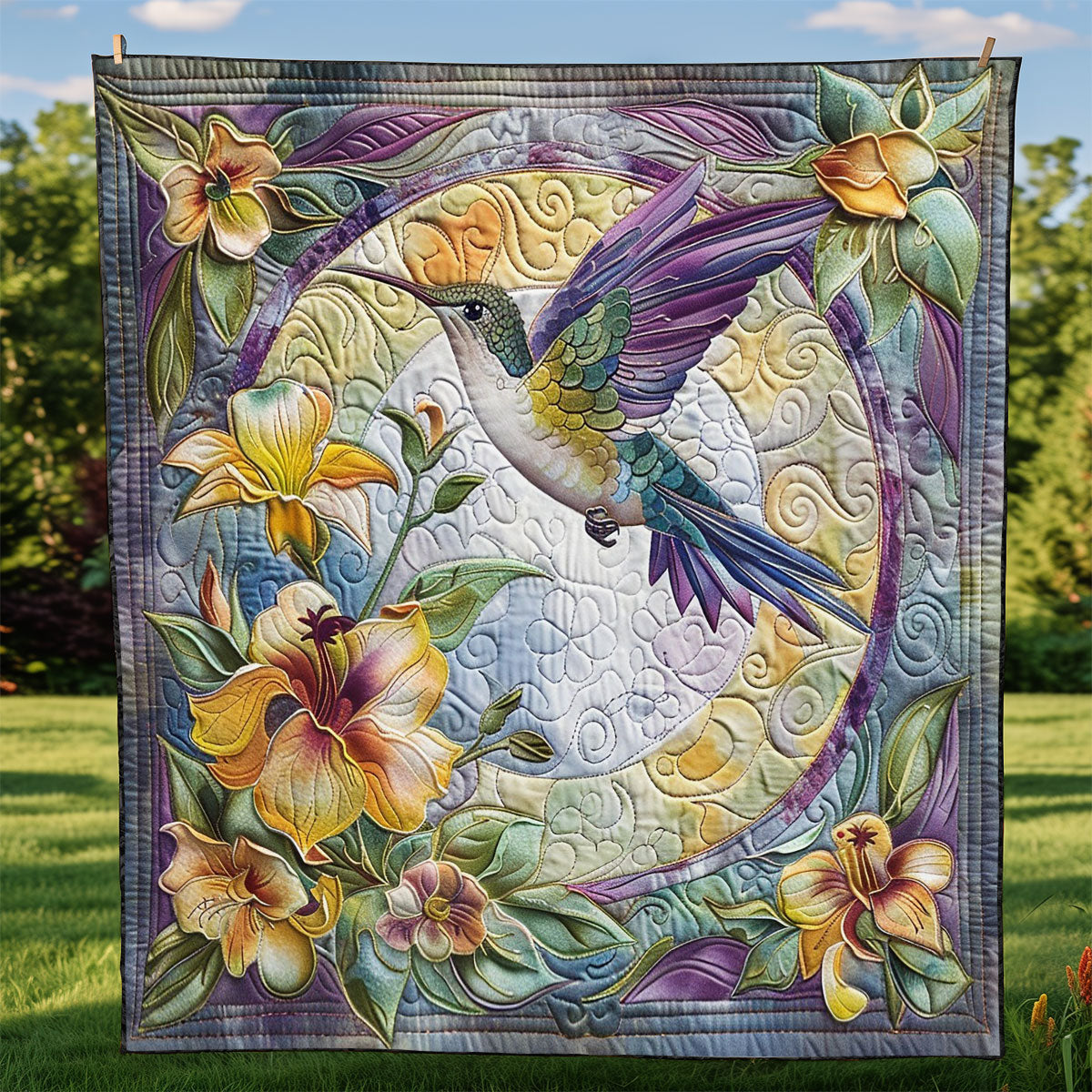 Adorable Wings Hummingbird WM0509009CL Quilt