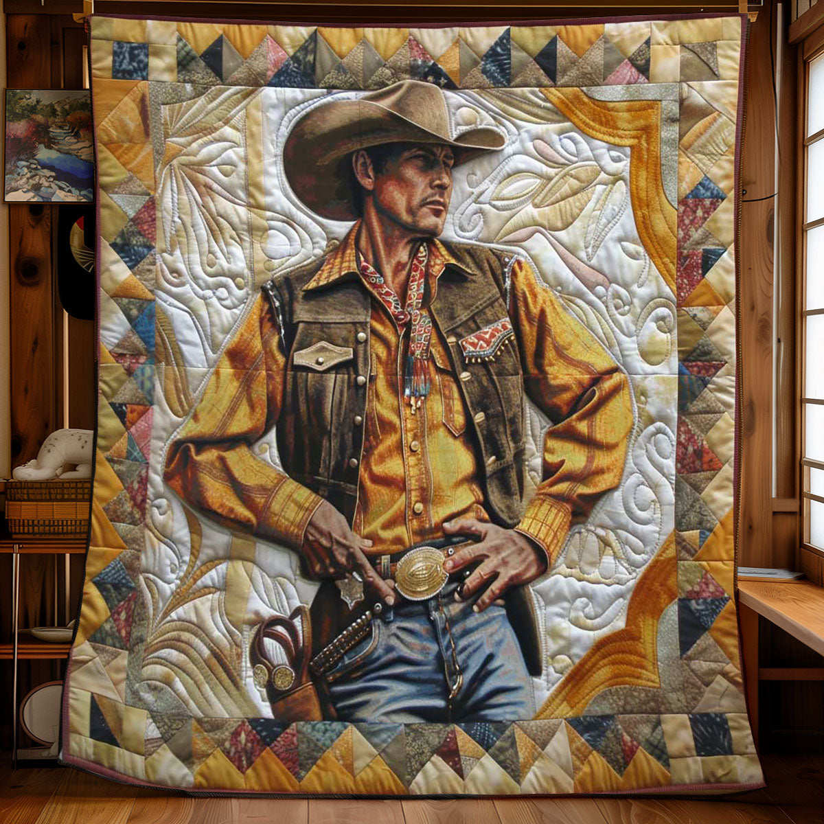 Brave Cowboy Comforter WN2108016CL Quilt