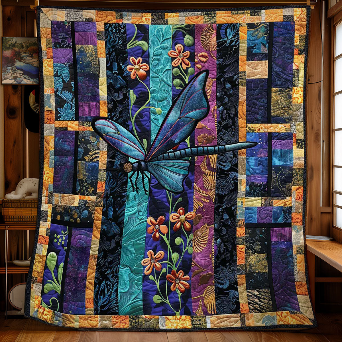 Celestial Dragonfly WN2808021CL Quilt
