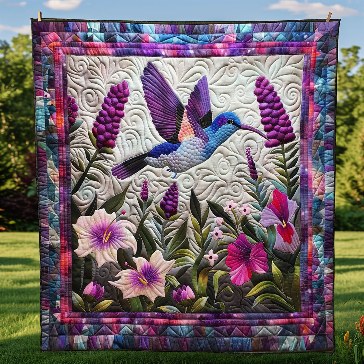 Charming Hummingbird WM0509035CL Quilt