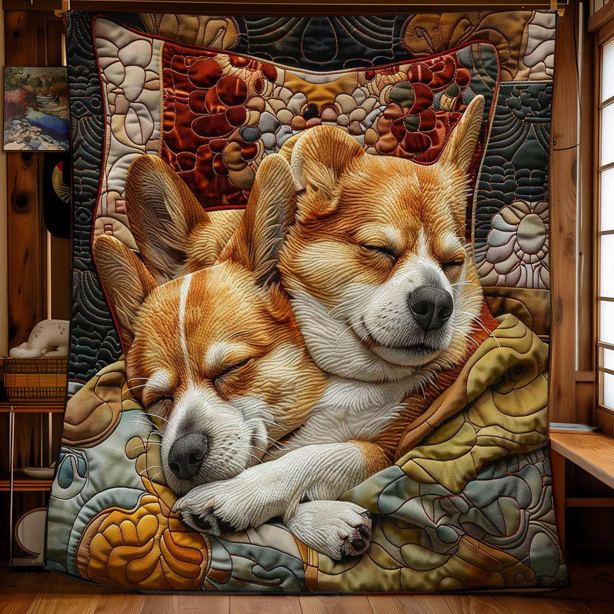 Corgi’s Soft Snuggle WN2808065CL Quilt