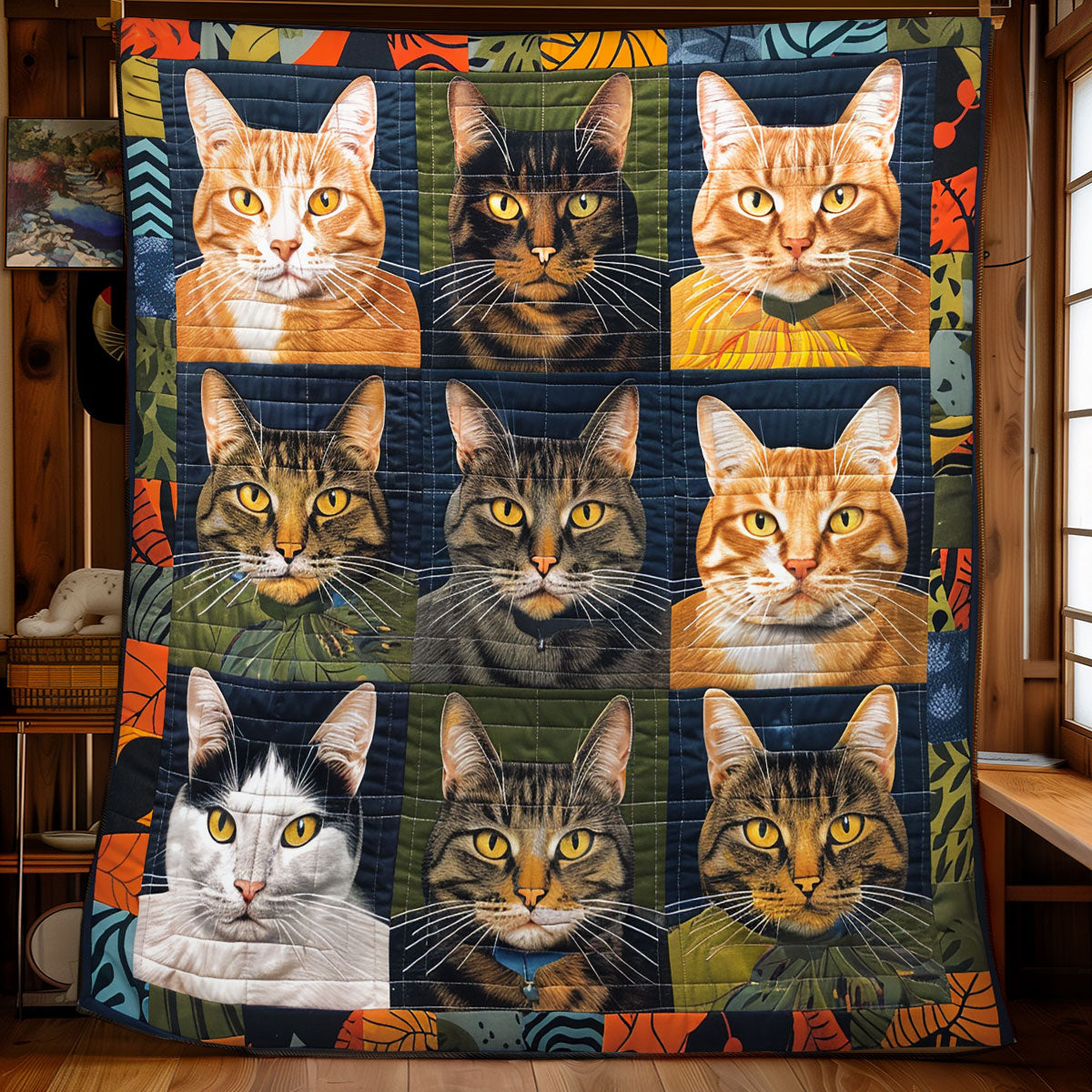 Darling Cats WN2208027CL Quilt
