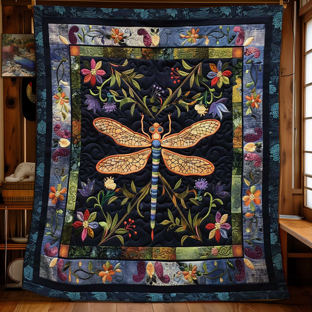 Dragonfly Harmony WN2808037CL Quilt
