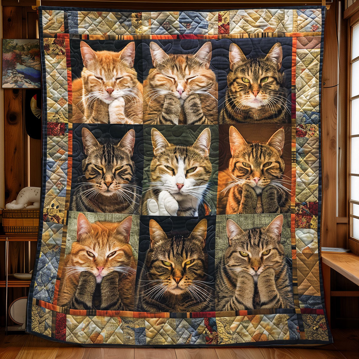 Headstrong Cats WN2208032CL Quilt