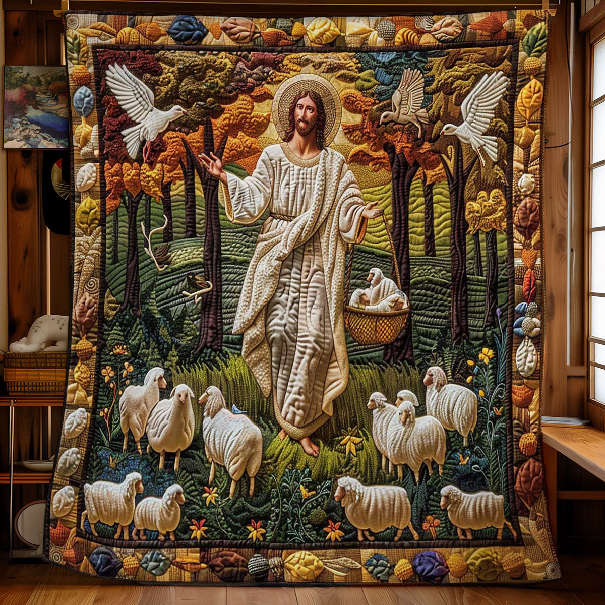 Jesus Eternal Light WN2808009CL Quilt