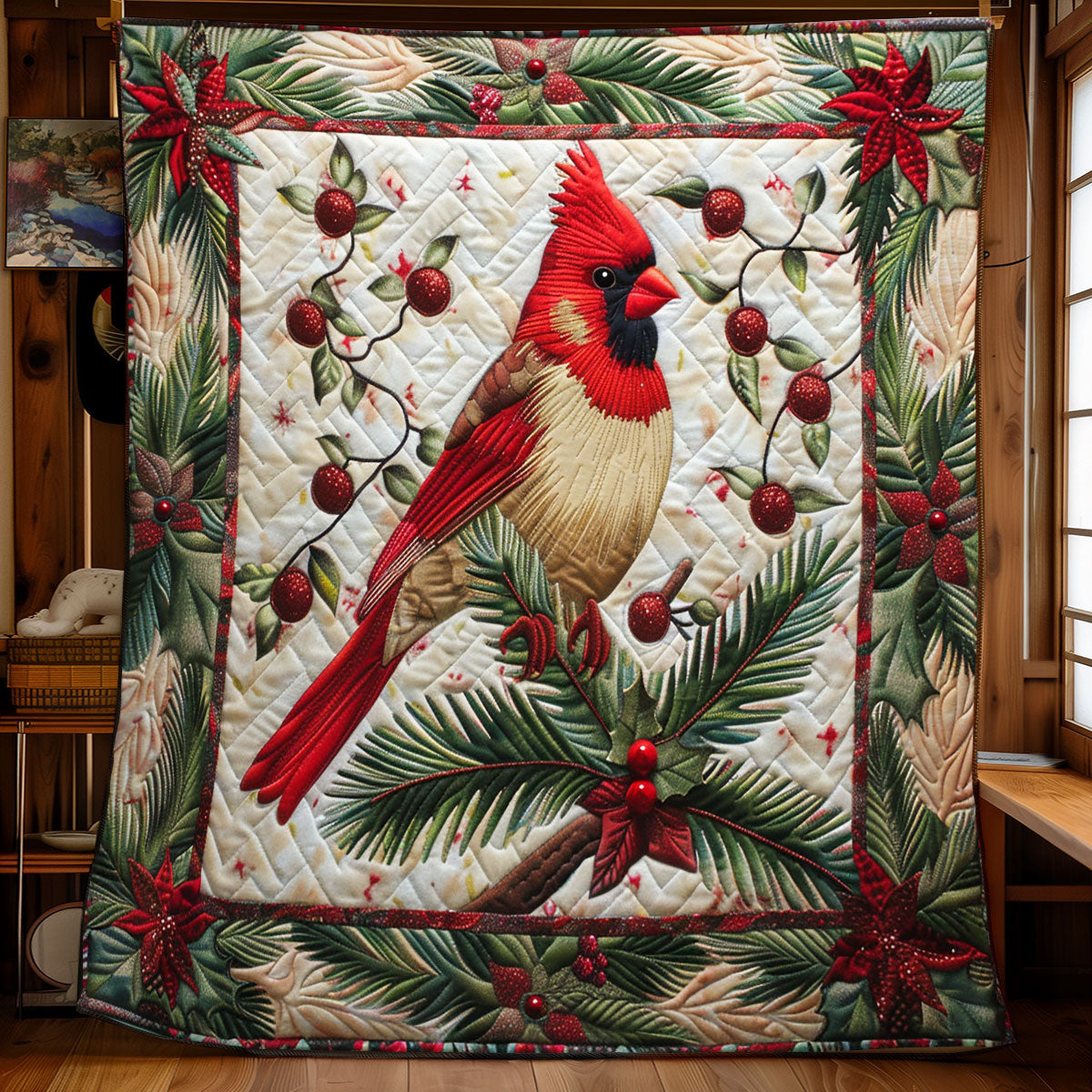 Jolly Cardinal WN2208041CL Quilt