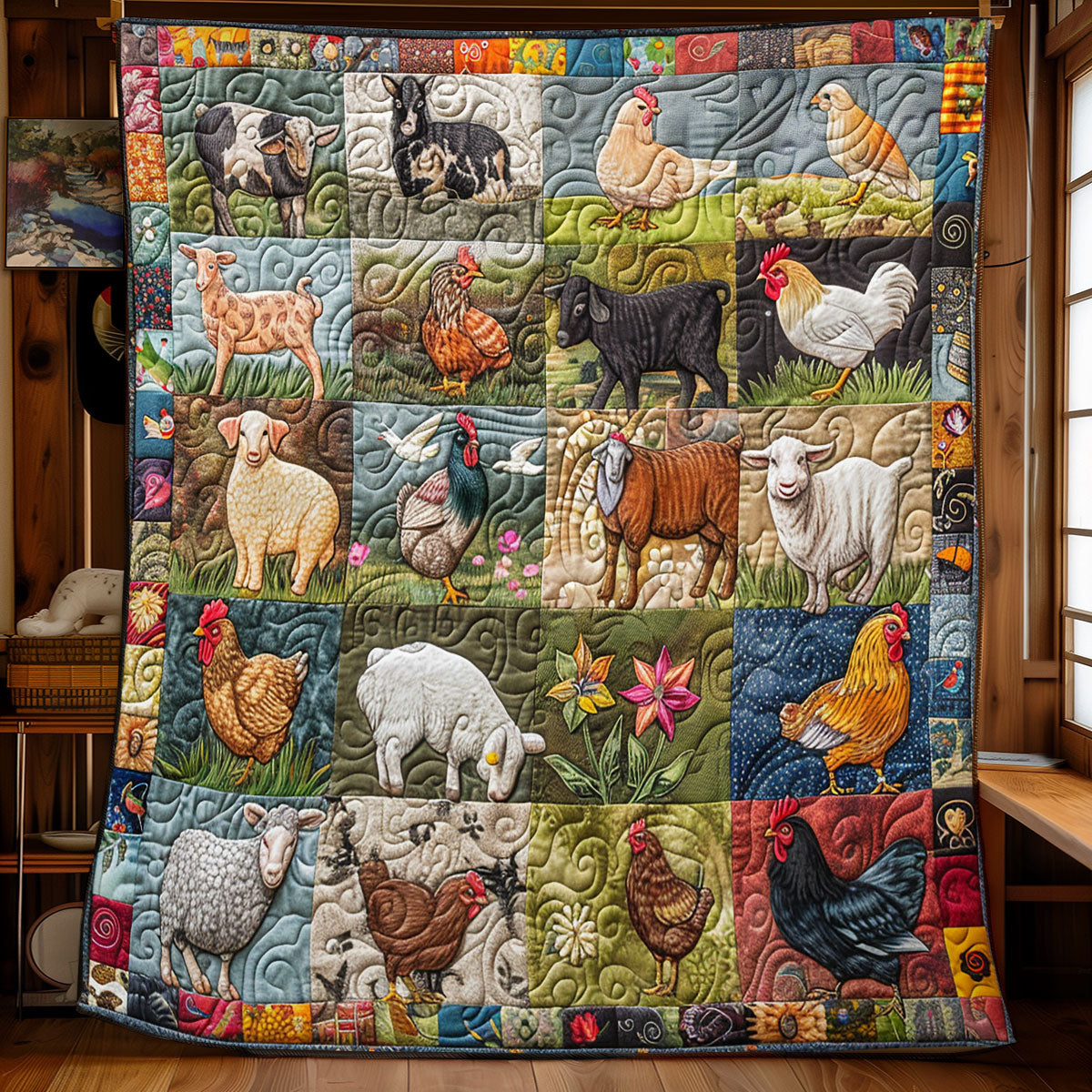 Meadow Friends WN2208089CL Quilt