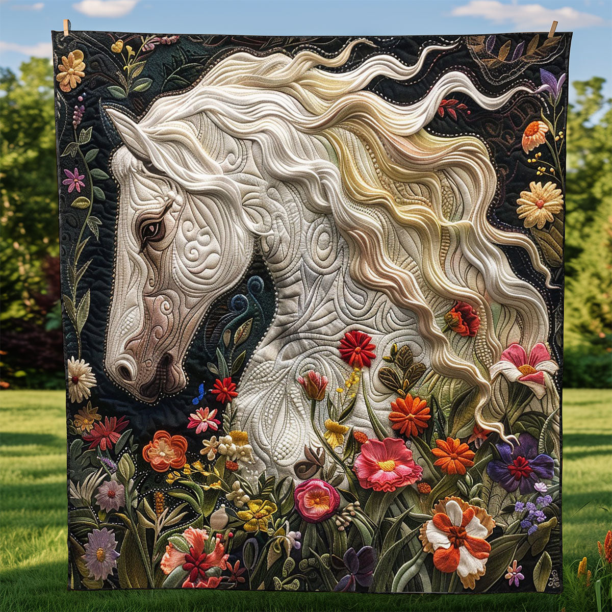 Running Horse WM2908010CL Quilt