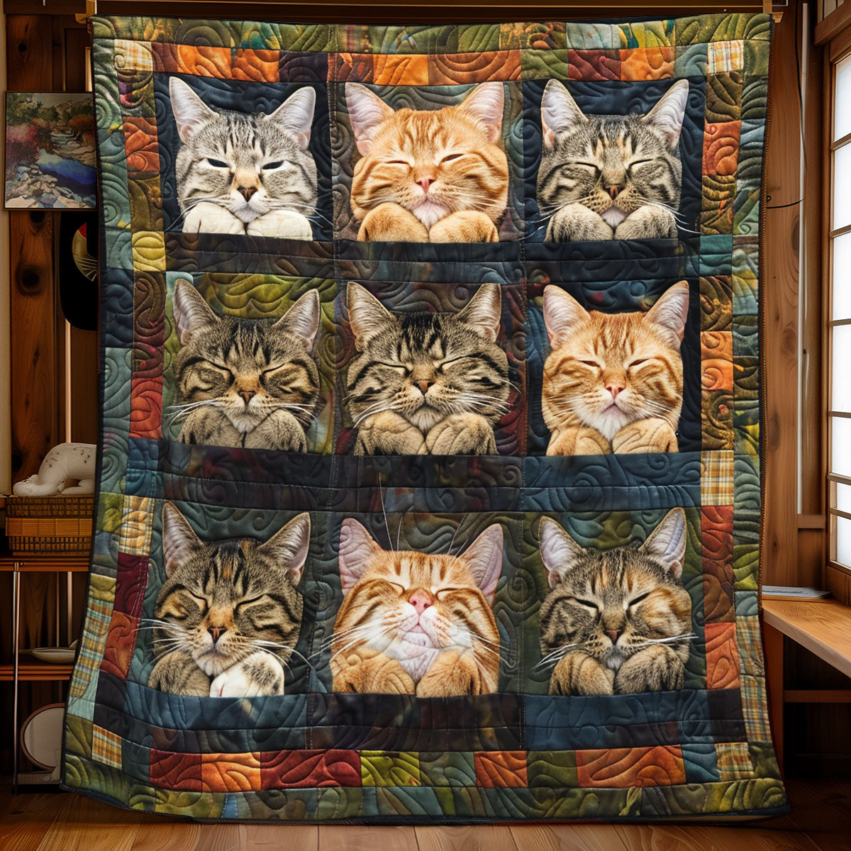 Sweet Cats Wrap WN2208016CL Quilt