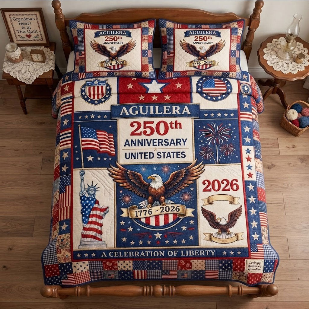 USA 250th Anniversary Liberty WN0404010CL Duvet Cover Set