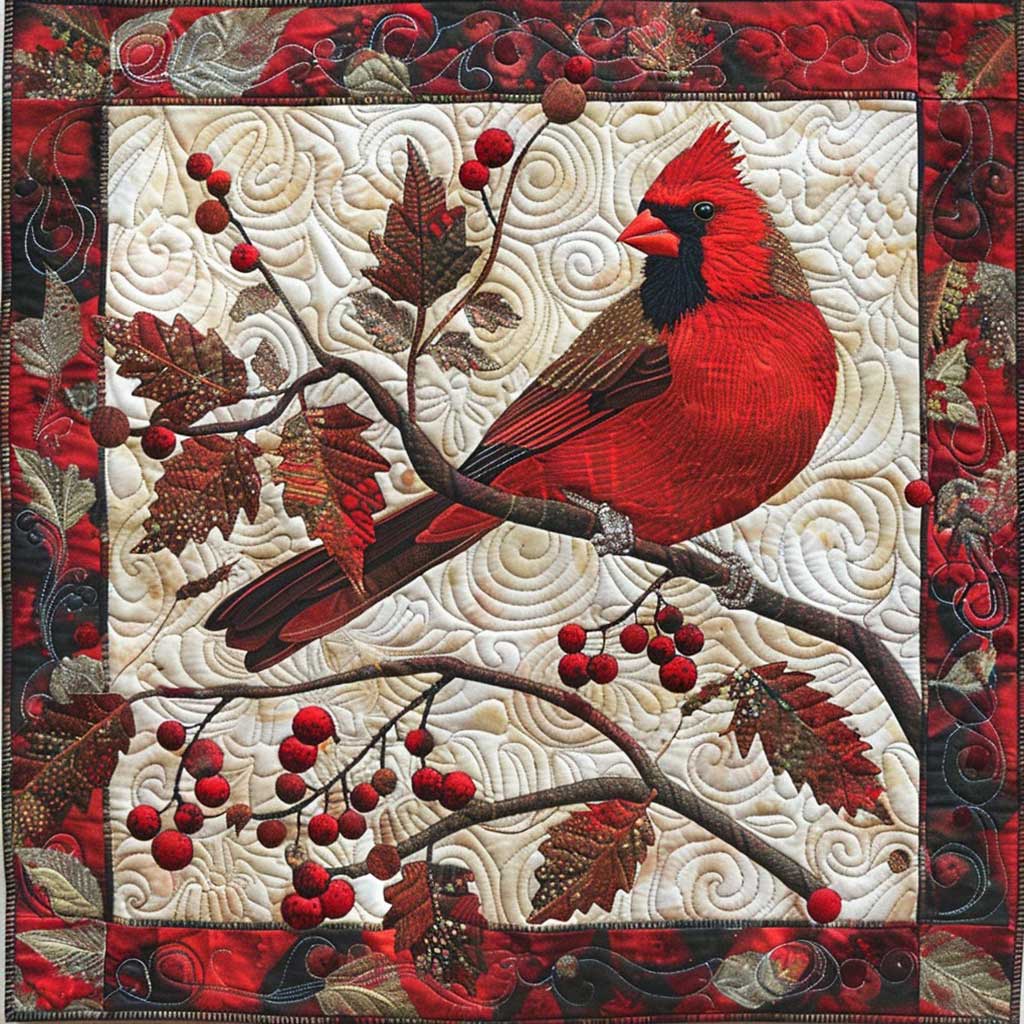 Red Caridinal WM2908052CL Quilt