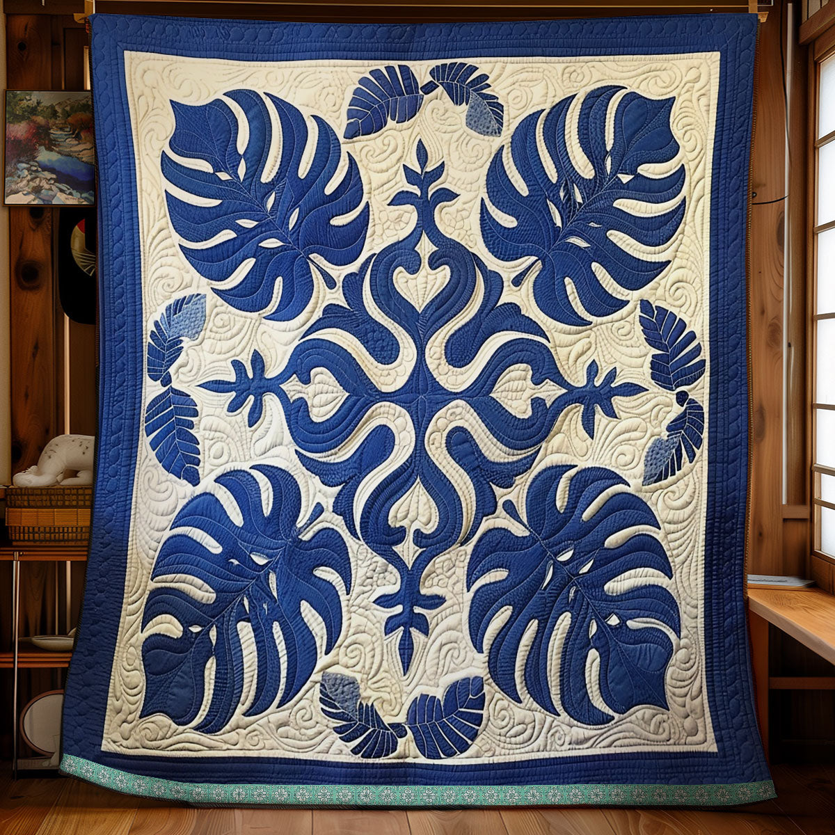 Hawaiian Evenly Leafed WN1209092CL Quilt