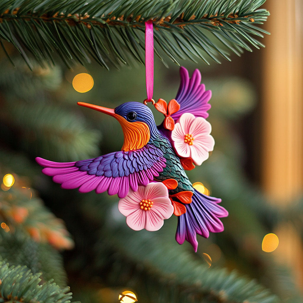 Hummingbird Dream WN1610082CL Christmas Ornament