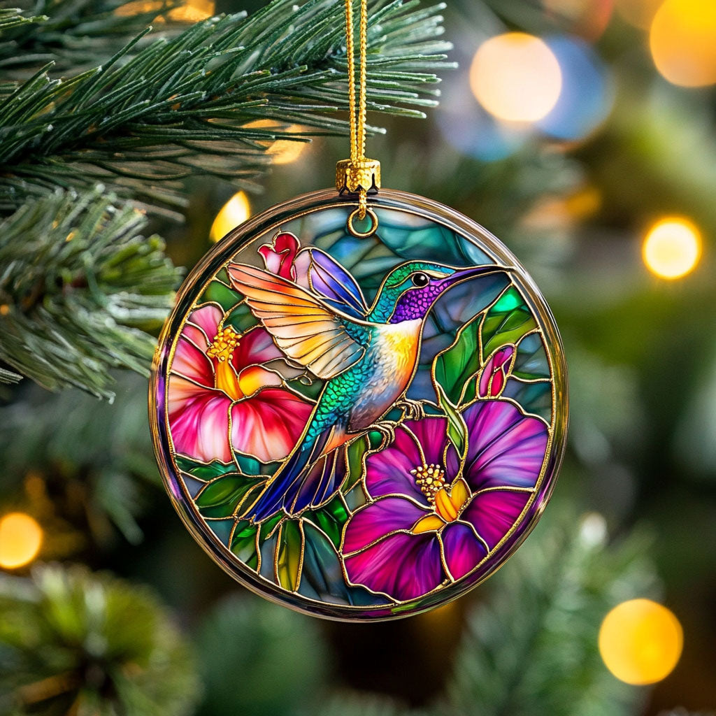Magical Hummingbird WN1610093CL Christmas Ornament