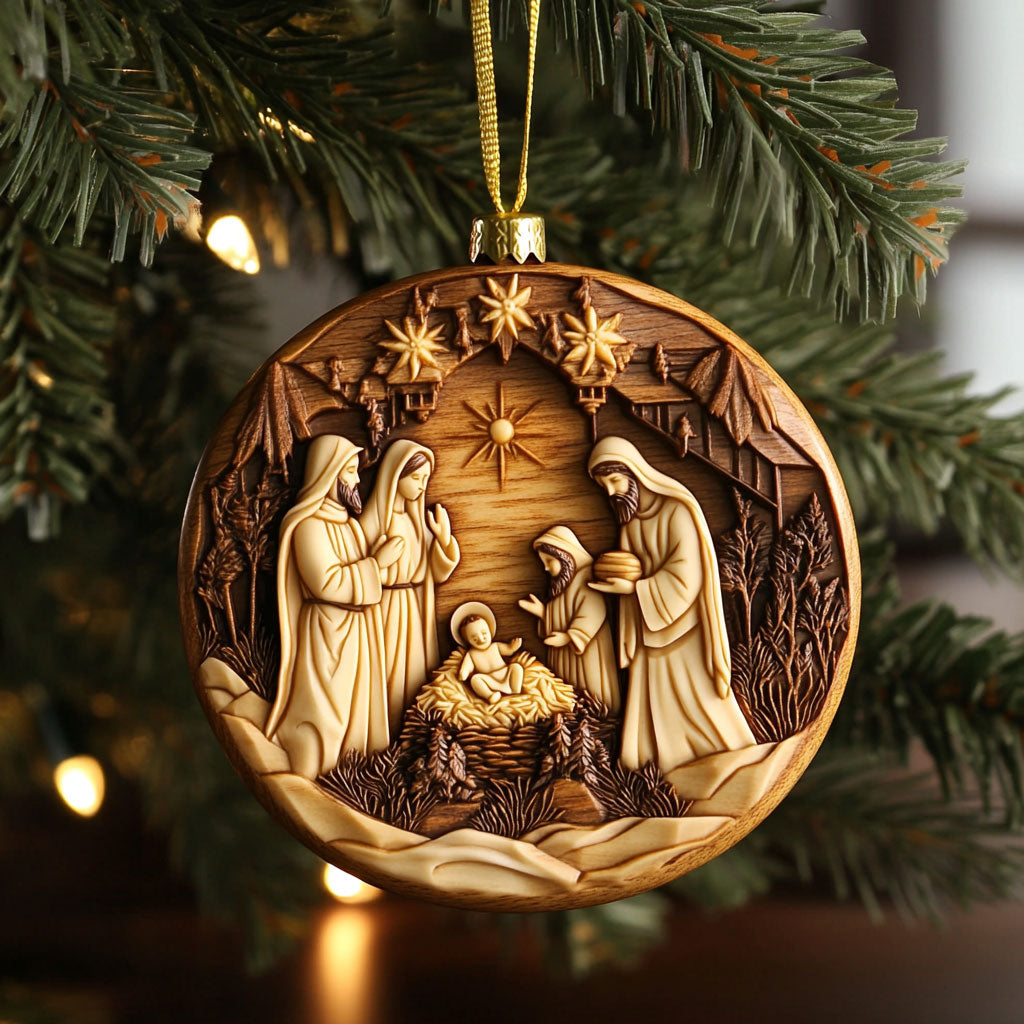 Christian Eternal Light WN1610015CL Christmas Ornament