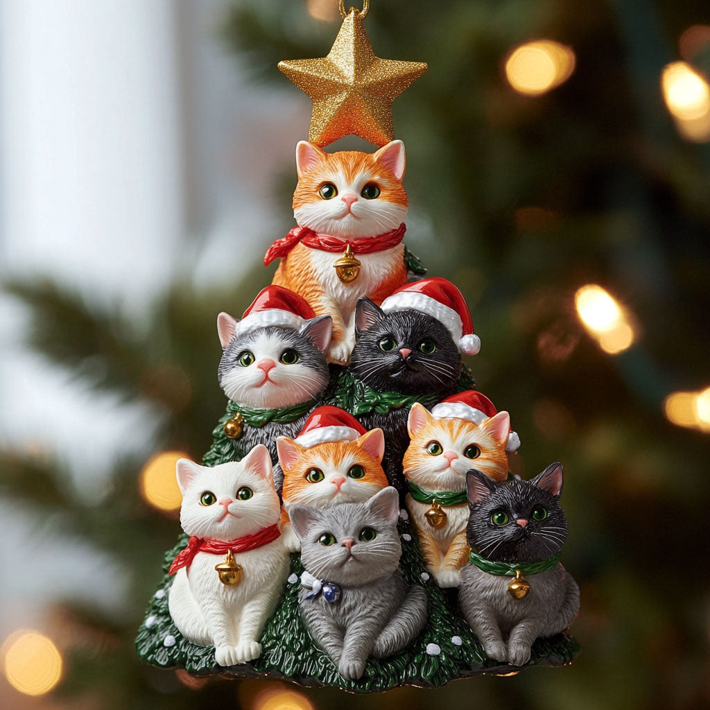 Meowy Christmas CP1610007CL Christmas Ornament