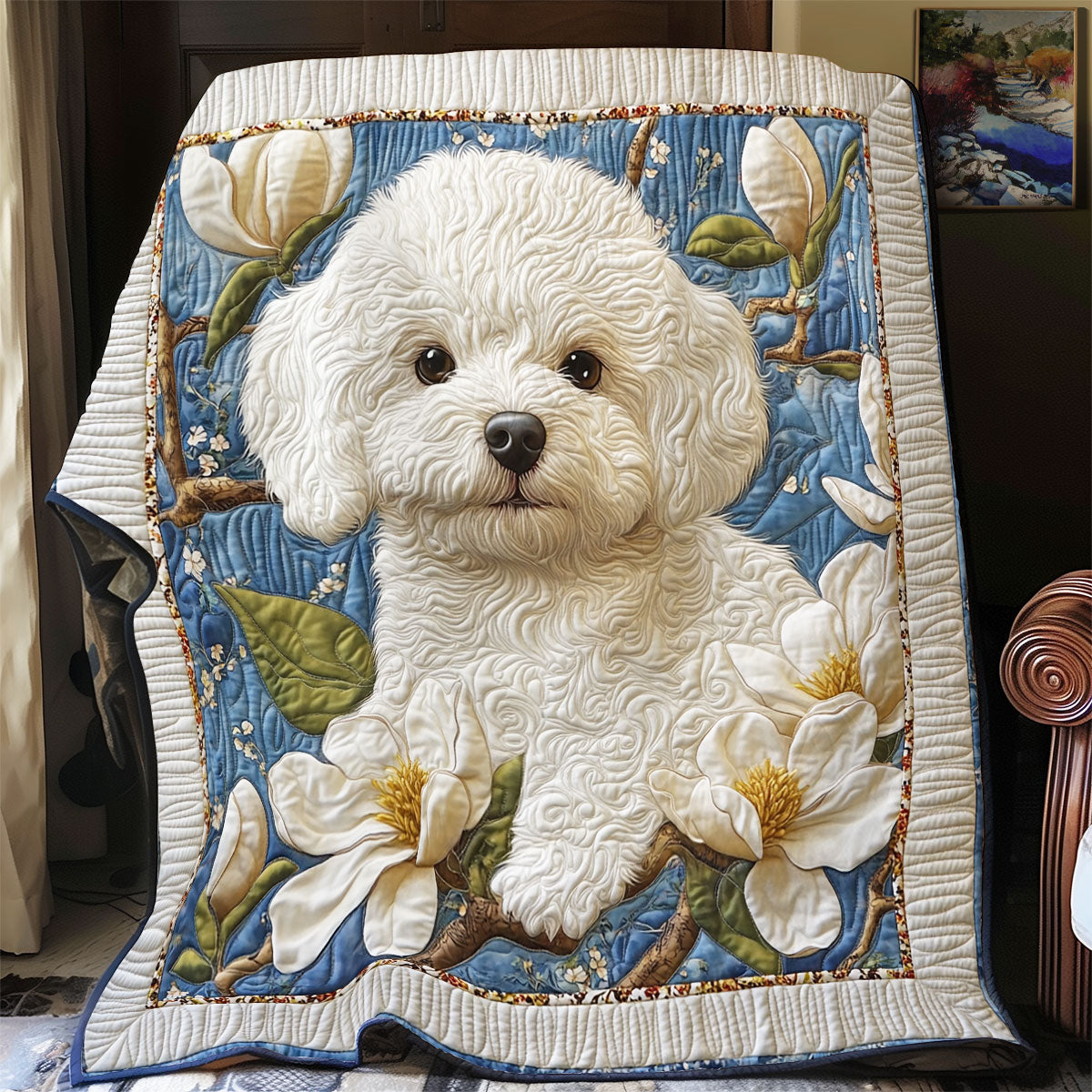 Adorable Shih Tzu WX2003001CL Quilt