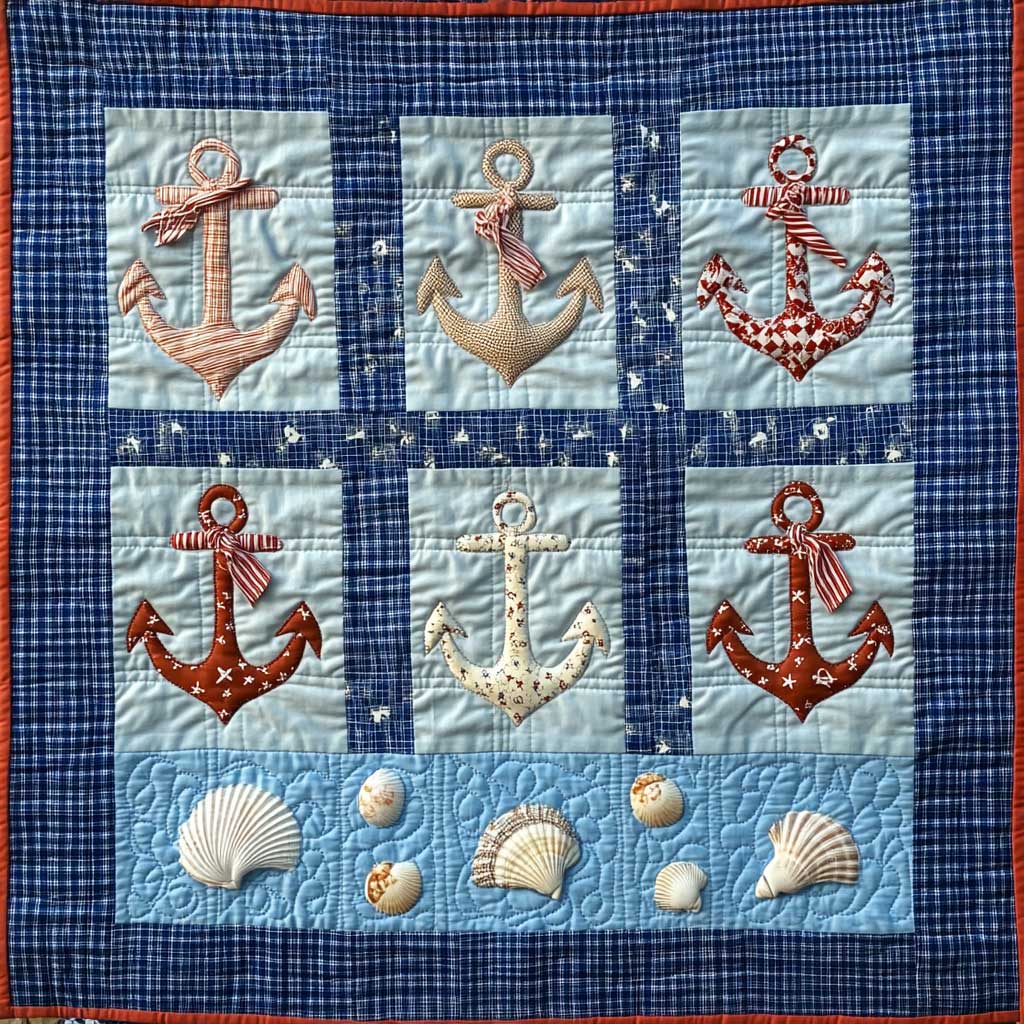 Anchor Seashell XR0108023CL Quilt