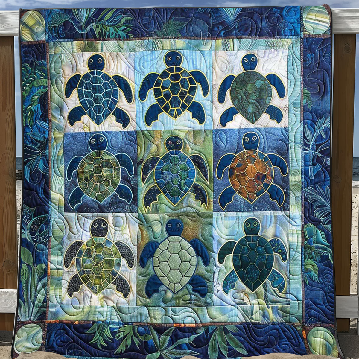 Sea Turtle WJ1608017CL Quilt