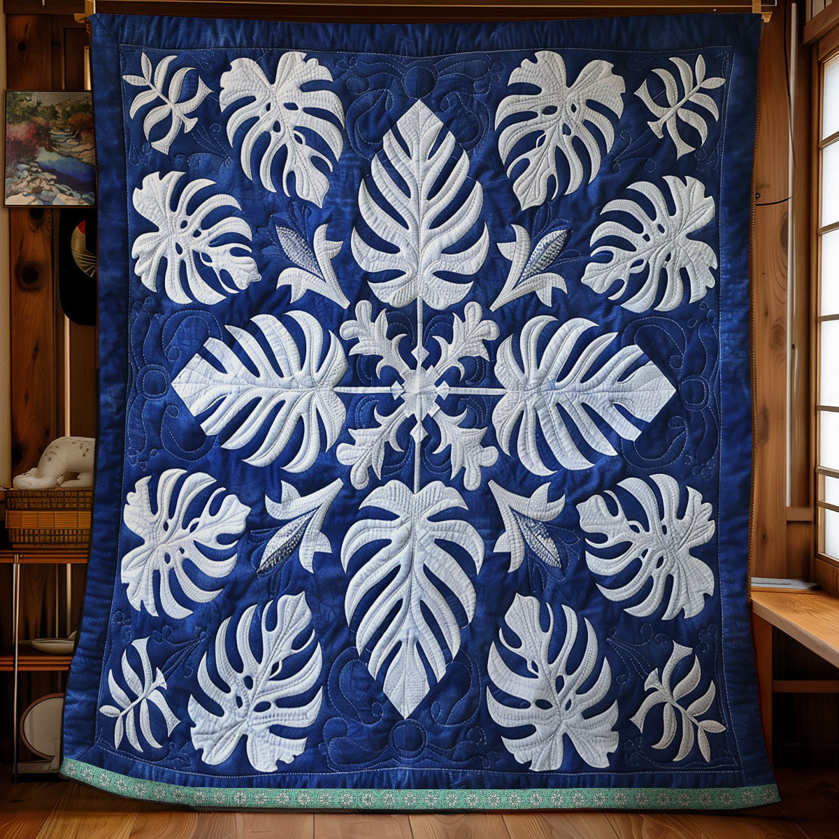Hawaiian Island Leaves WN1209077CL Quilt