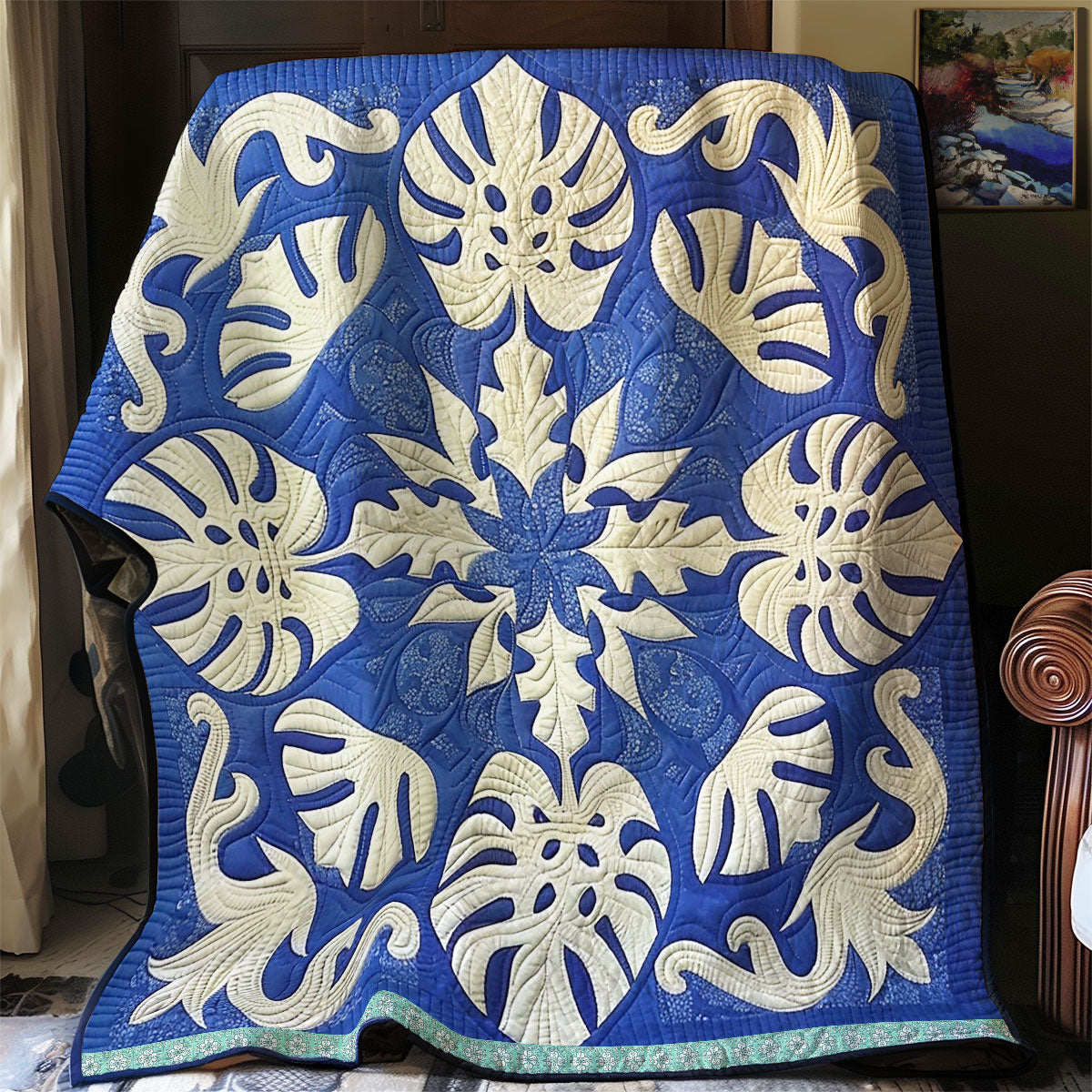 Hawaiian Monstera Dream WN1209082CL Quilt