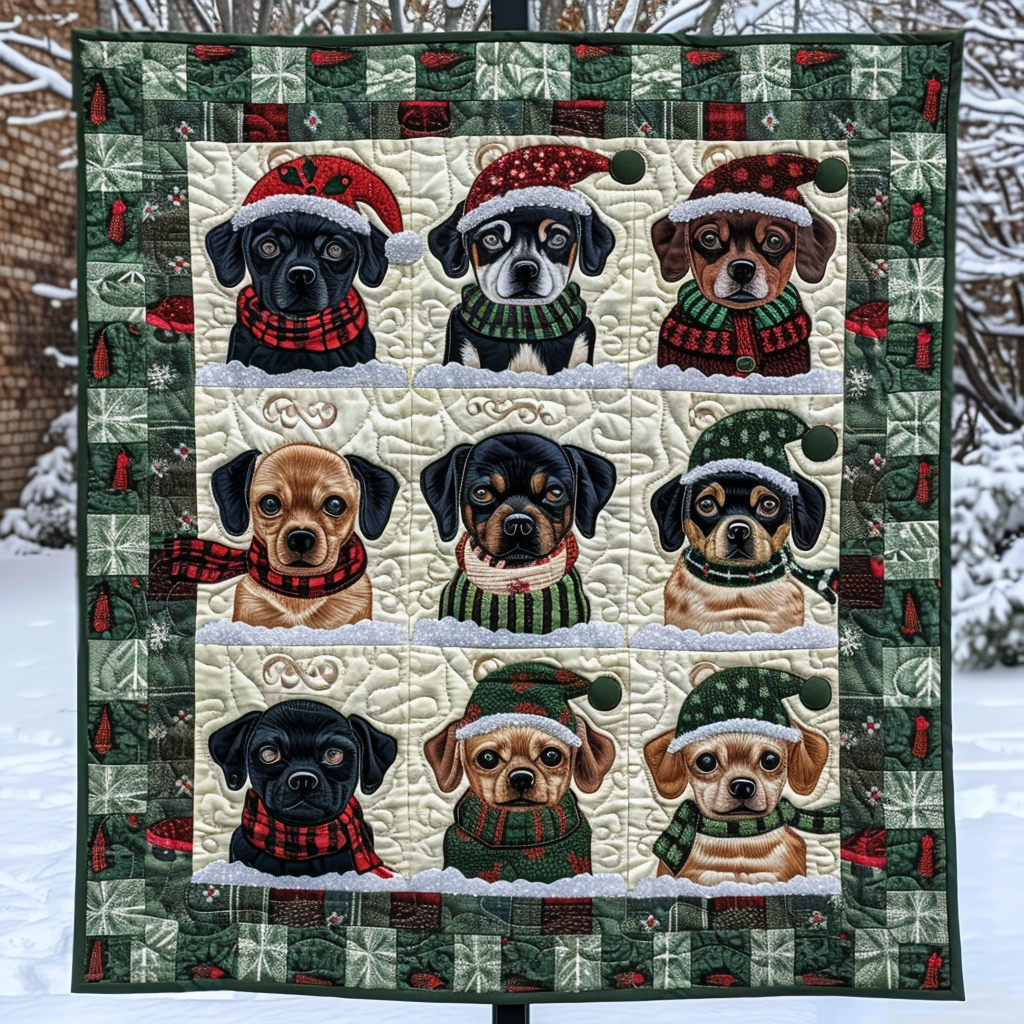 Cute Dog WN1909081CL Quilt
