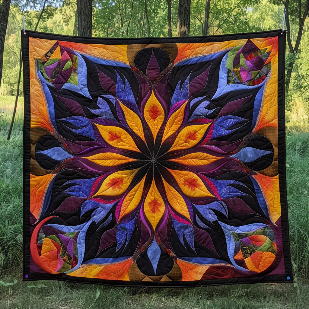 Divine Blooming Petals WN1909004CL Quilt