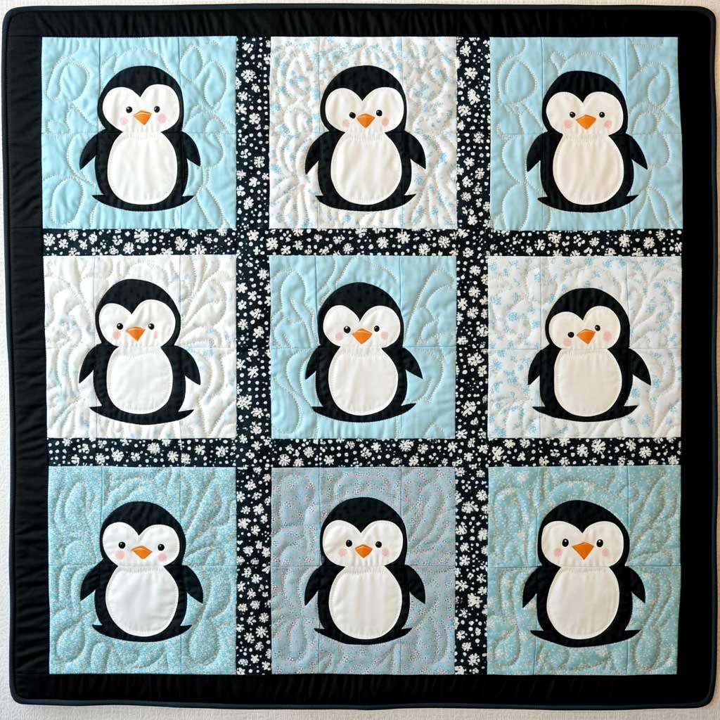 Baby Penguin Lovers XR0508028CL Quilt