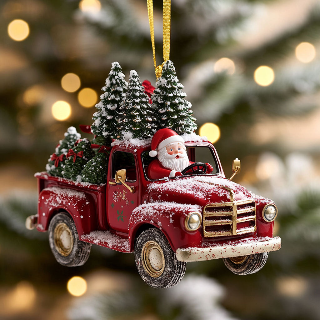 Forest Santa WN2510010CL Christmas Ornament