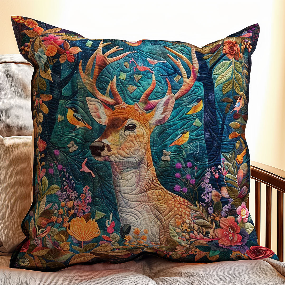 Dreamy Deer WJ1209038CL Quilt Pillow Case