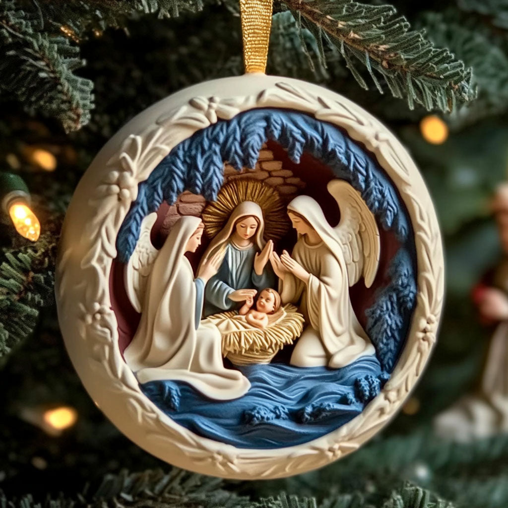 Christian Glory Night WN1610020CL Christmas Ornament