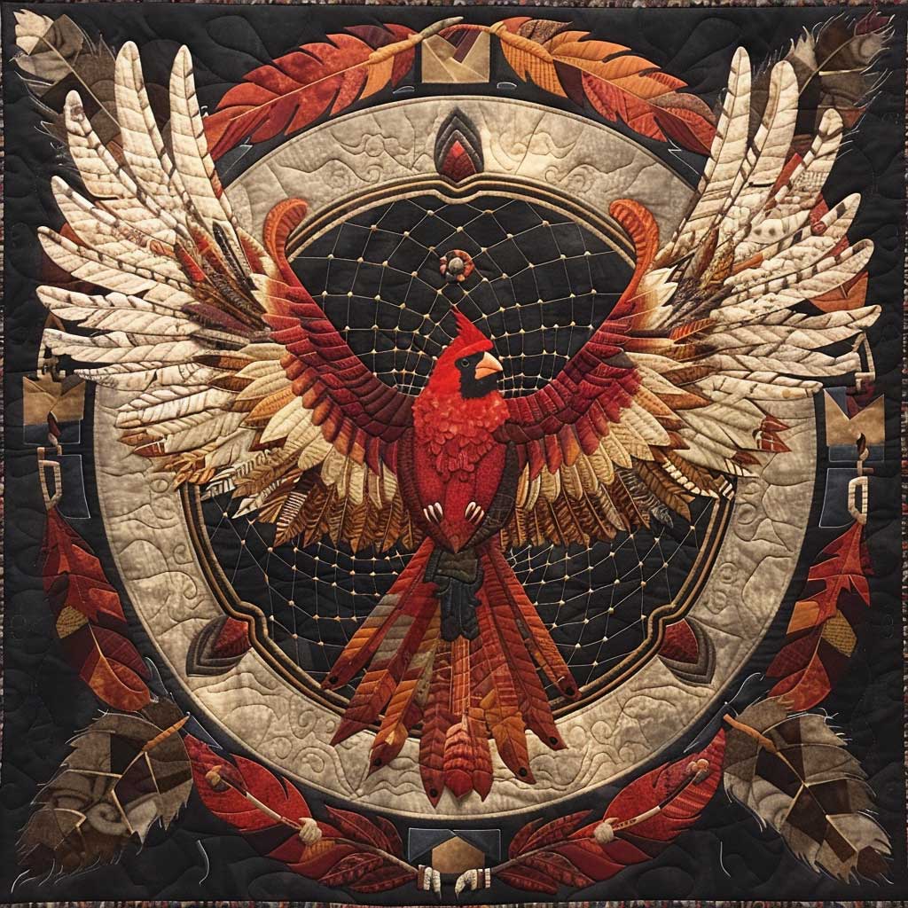 Cardinal Native American XR2606030CL Quilt