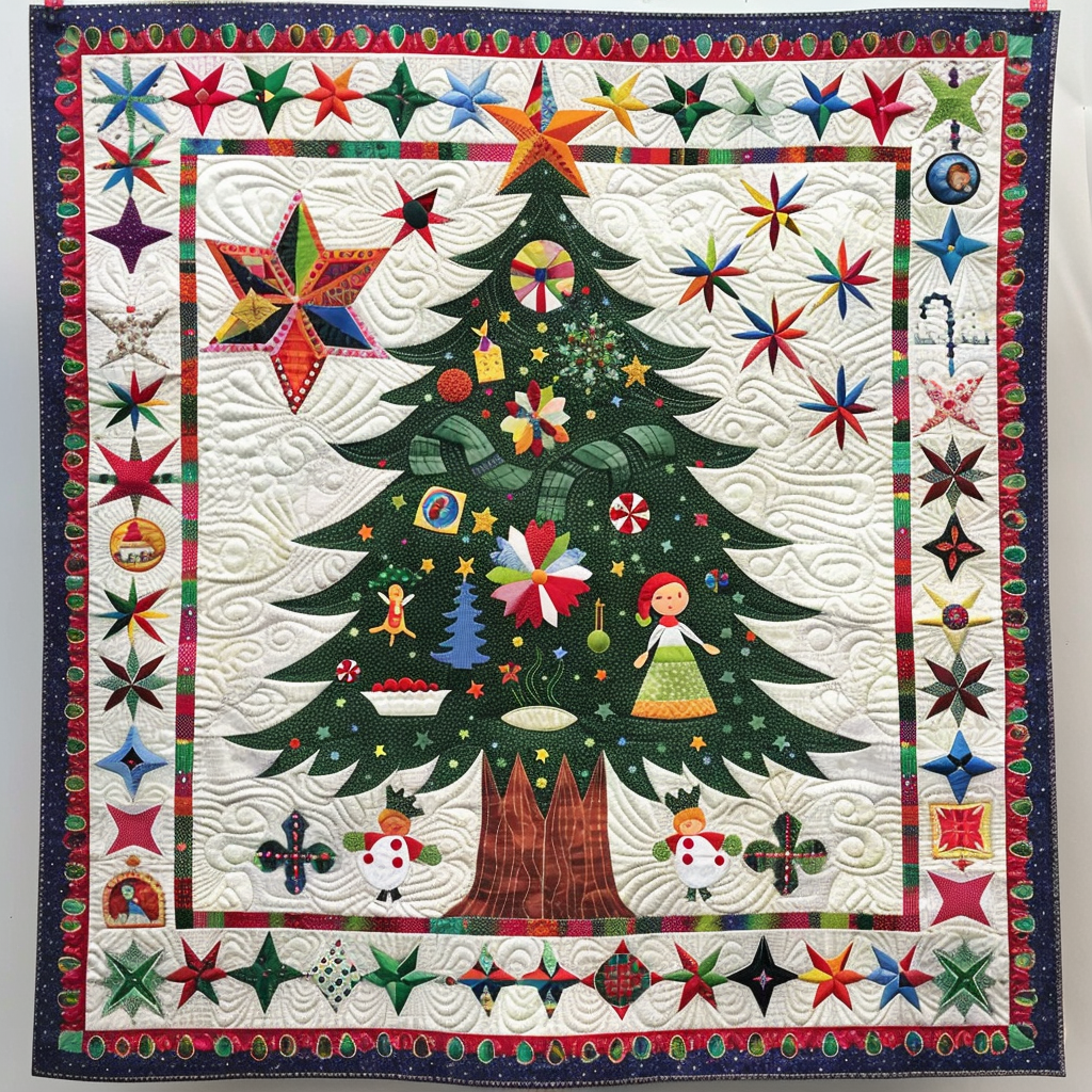 Christmas Tree XR1106017CL Quilt