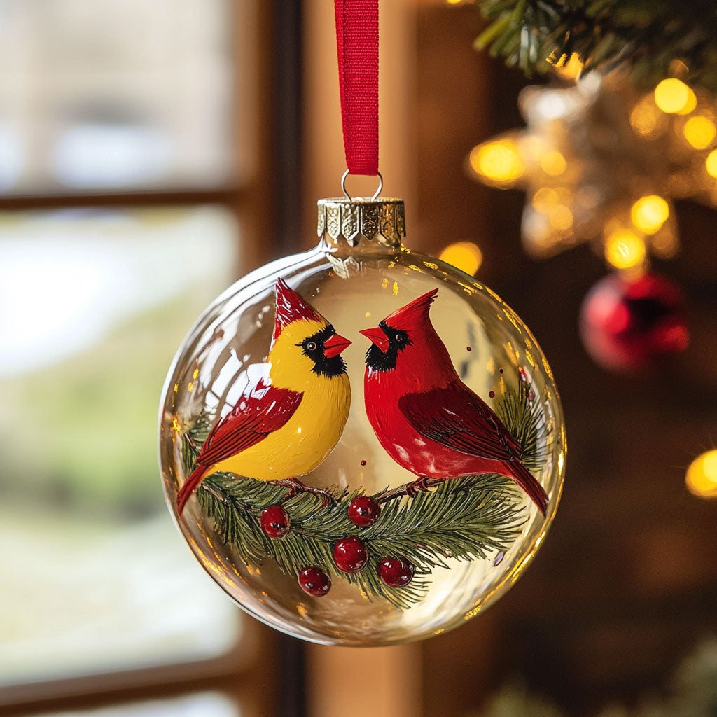 Clear Chirp WJ2411004CL Christmas Ornament