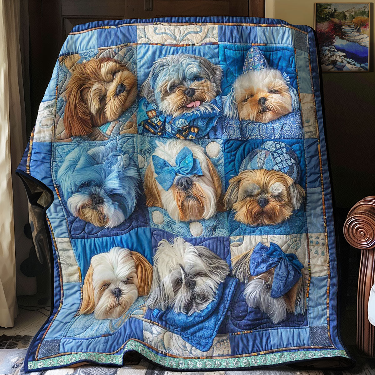 Shih Tzu Plush WN1209019CL Quilt