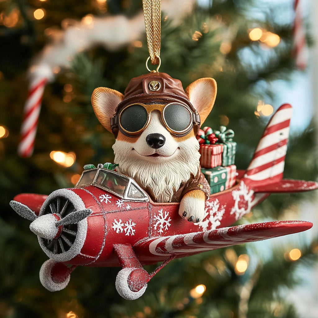 Pilot Corgi CP2411078CL Christmas Ornament