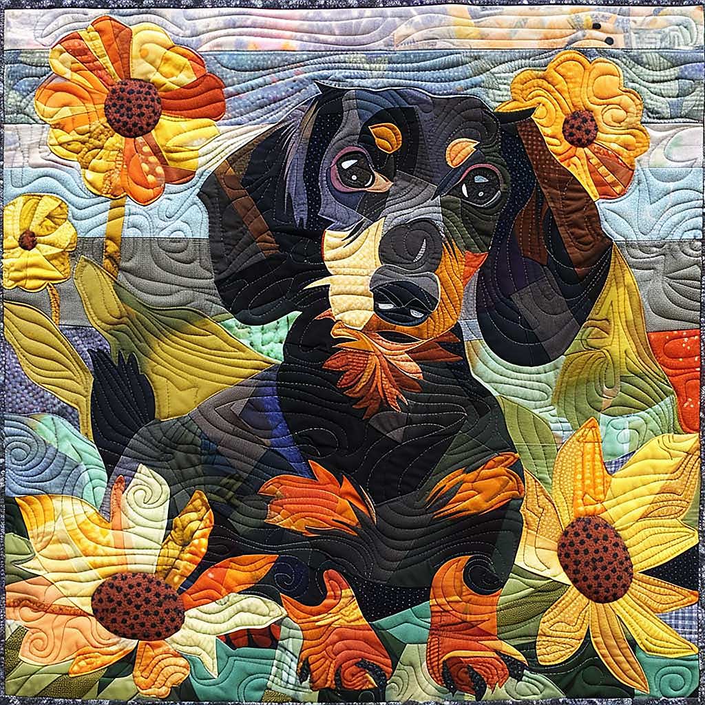 Dachshund Dog Cute WO2307002CL Quilt