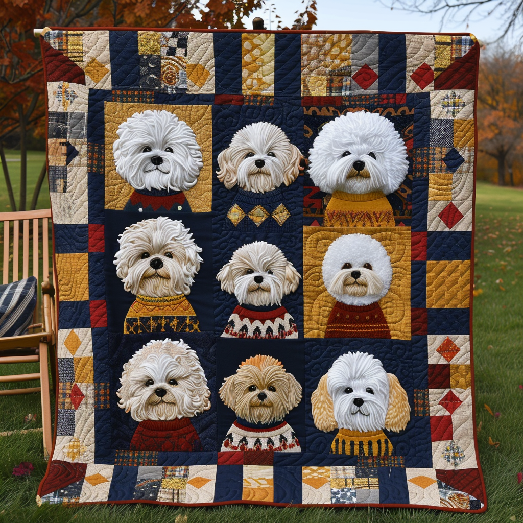 Bichon Delight WN1909063CL Quilt