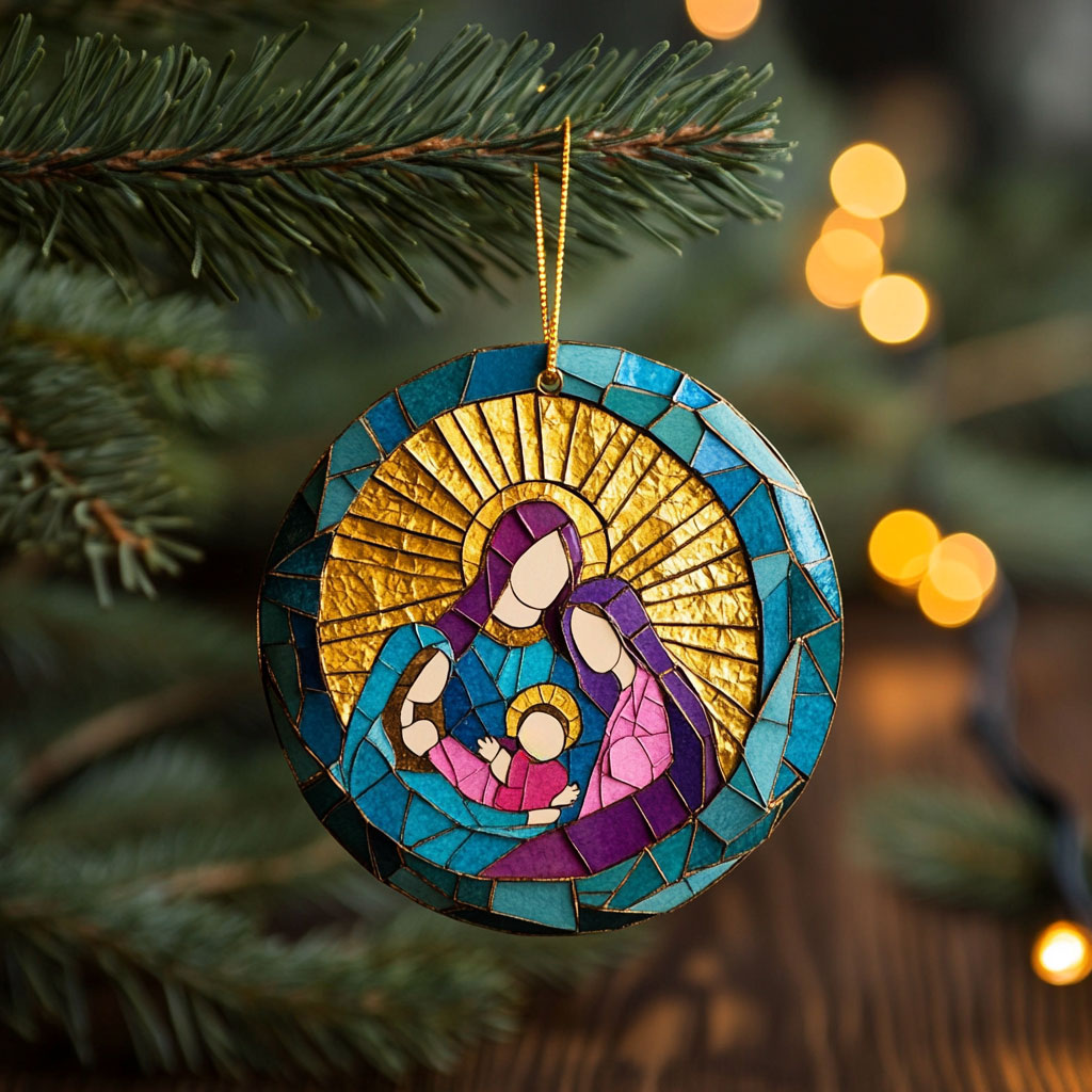 Christian Holy Light WN1610027CL Christmas Ornament