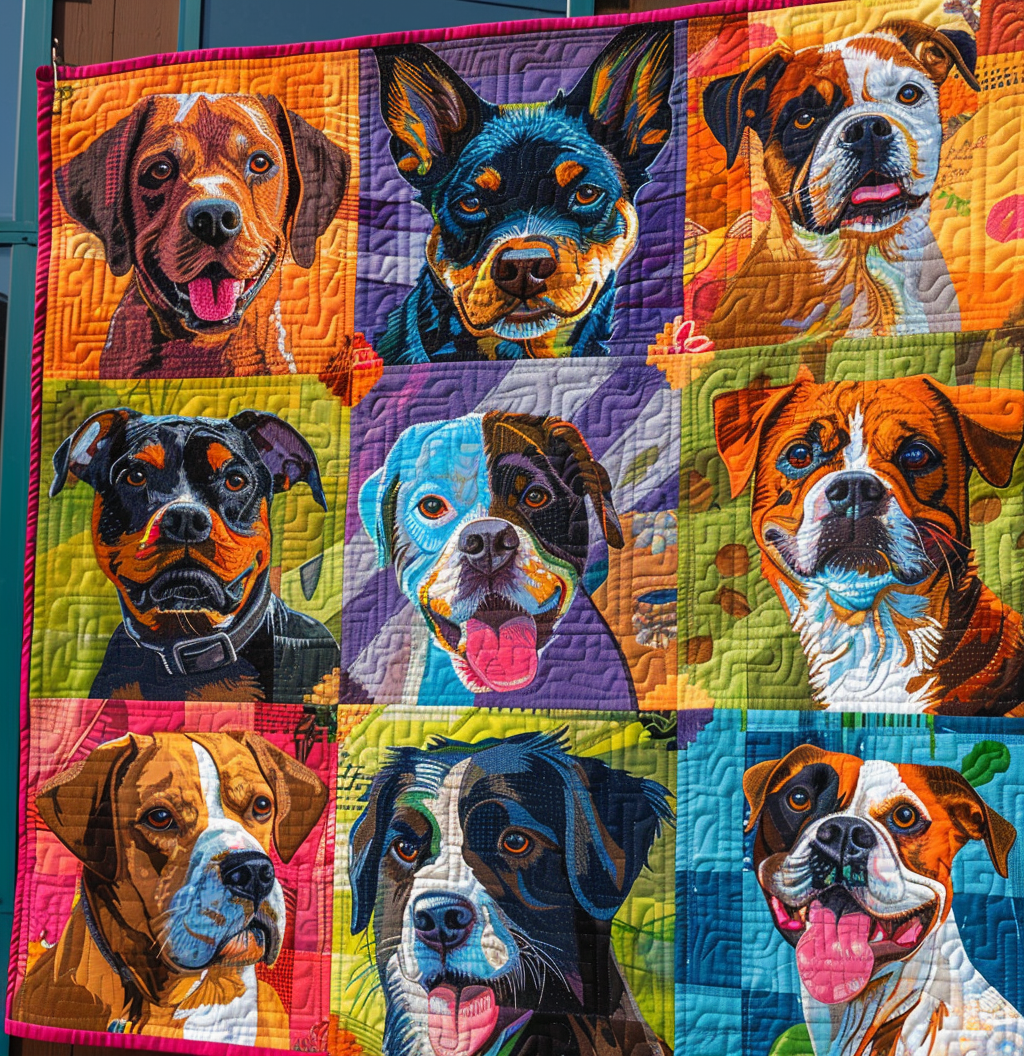 Dog WJ0406013CL Quilt