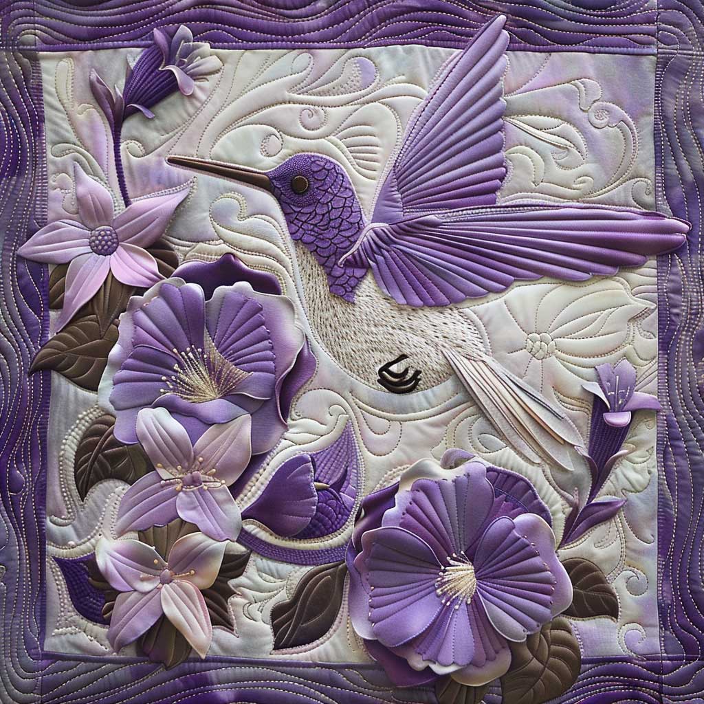 Dreaming Hummingbird XR0509003CL Quilt