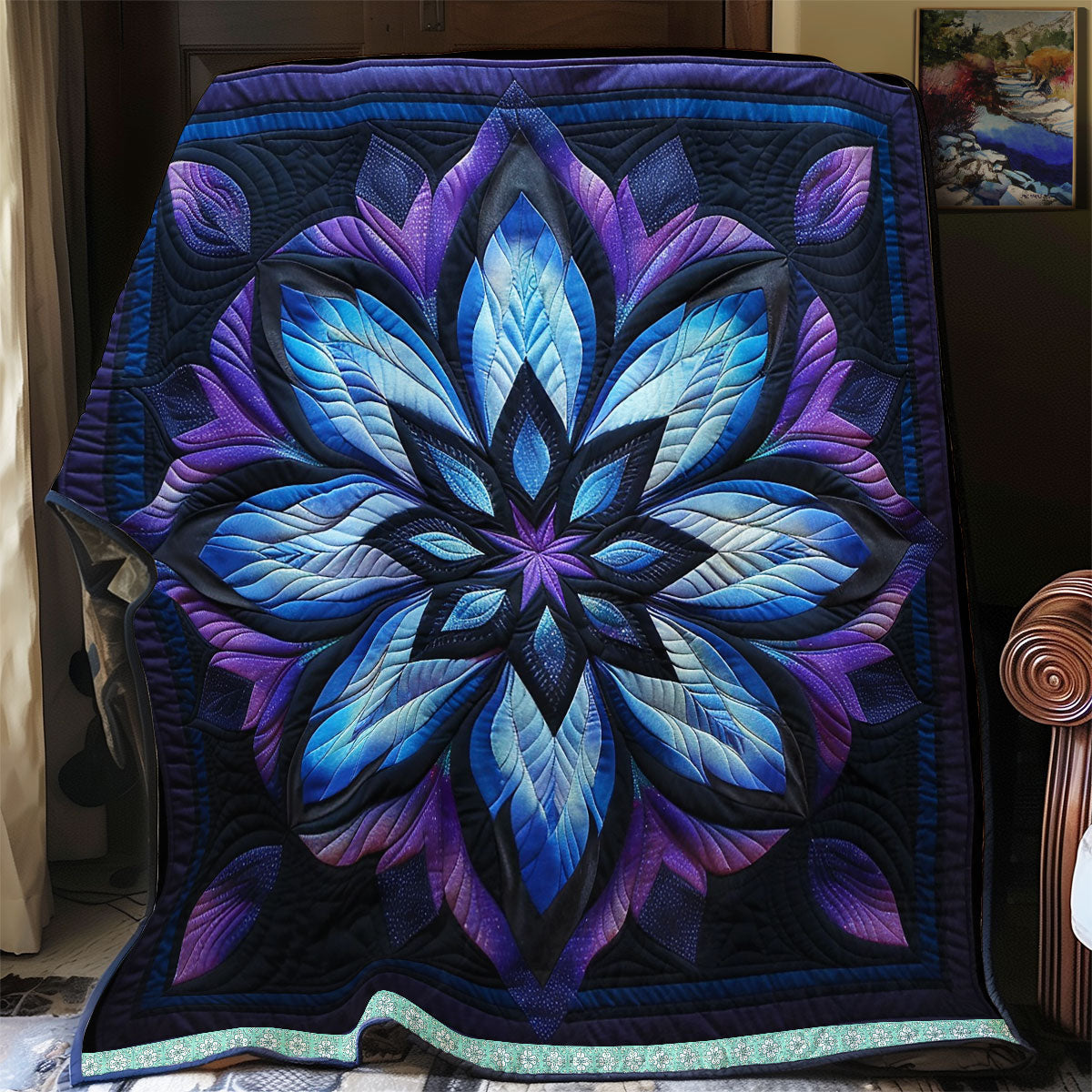 Purple Twilight Blossoms WN1309014CL Quilt