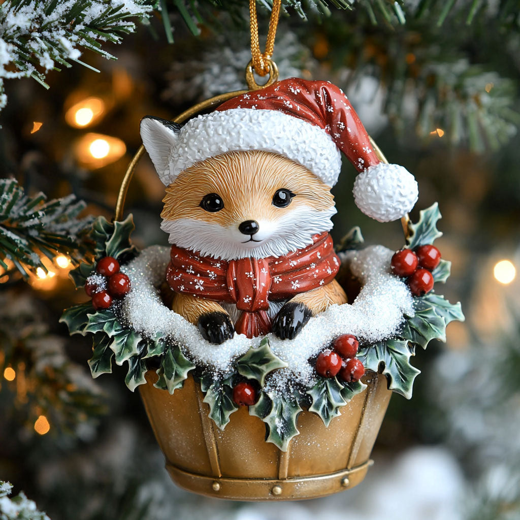 Frost Fox CP1710072CL Christmas Ornament