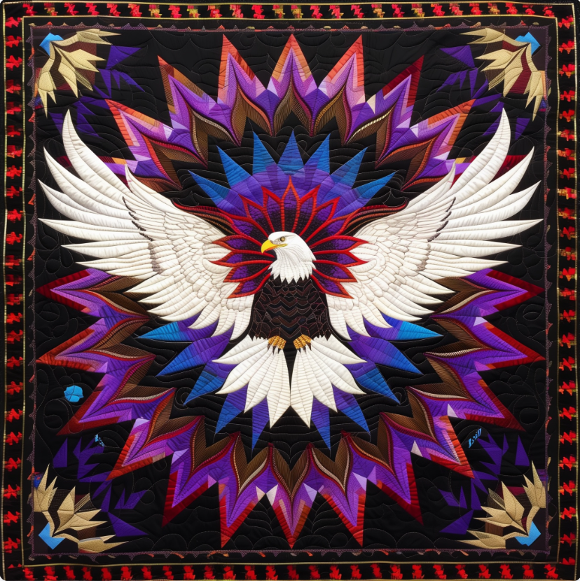 Eagle Native American WJ0306001CL Quilt
