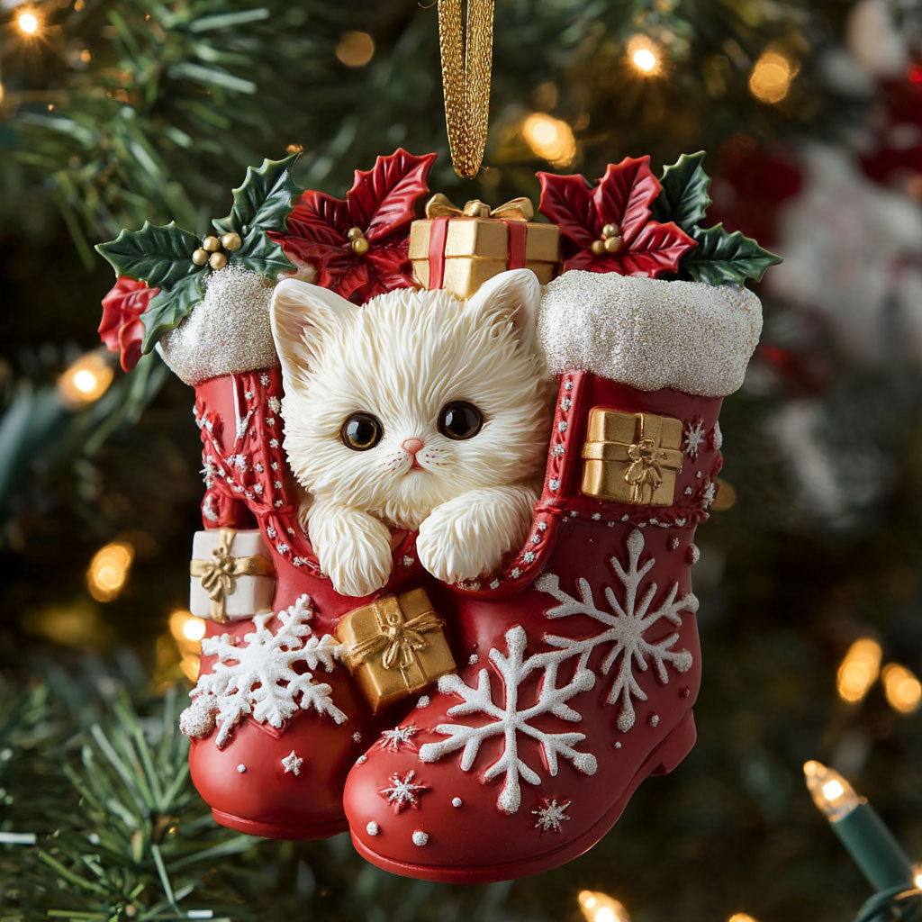 Santa Boots CP2310017CL Christmas Ornament
