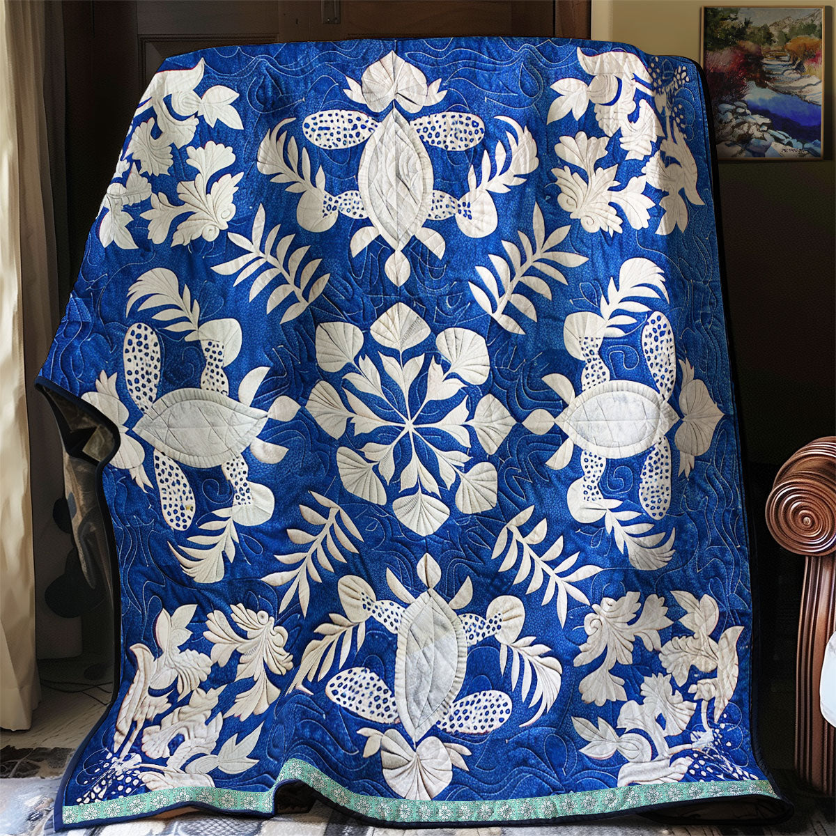 Hawaiian Green Escape WN1209085CL Quilt