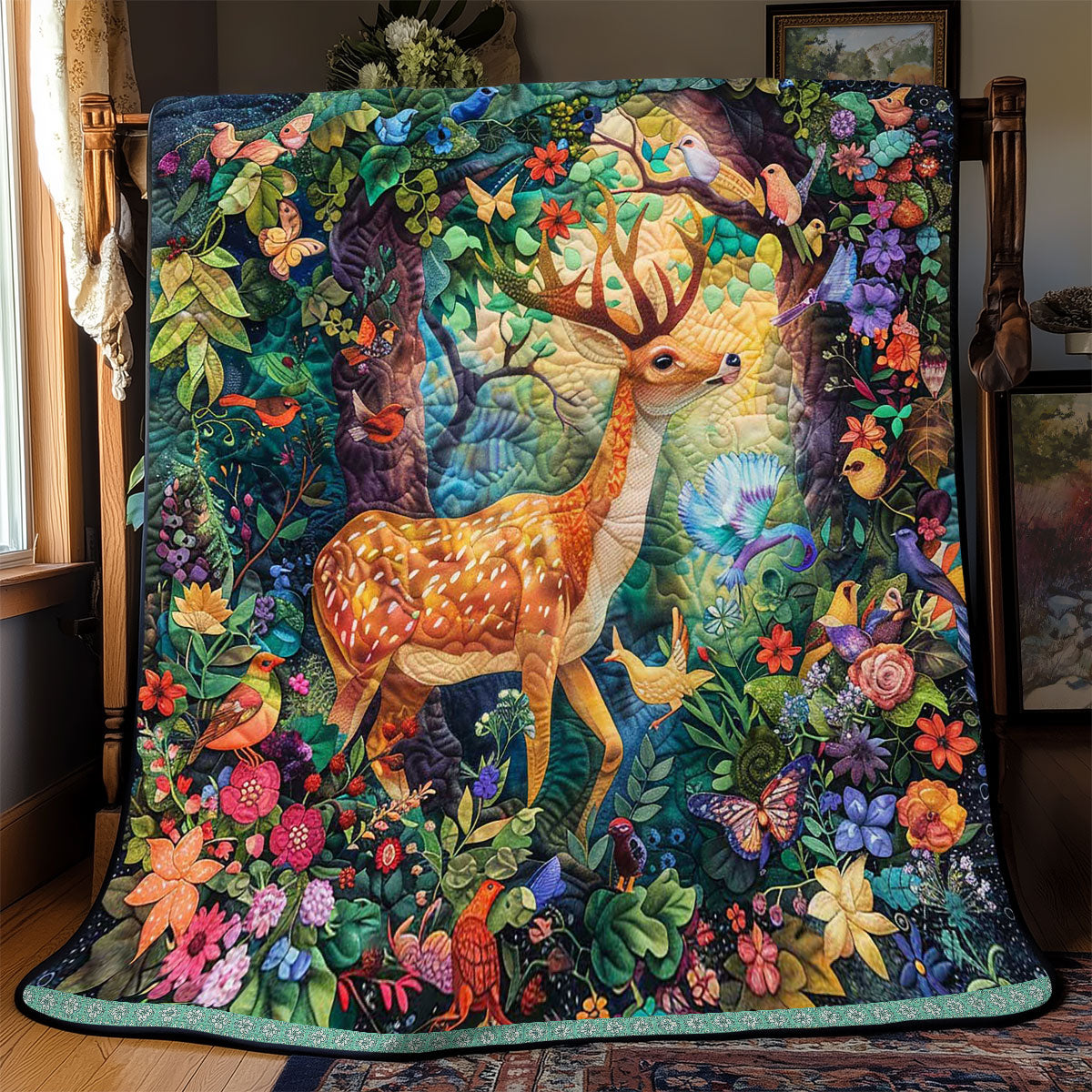 Dreamy Deer WJ1209006CL Quilt