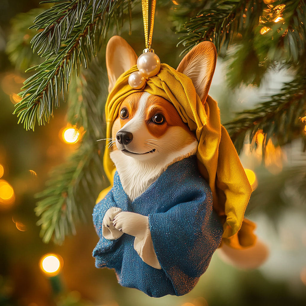 Corgi Royal Pearl WN1610064CL Christmas Ornament